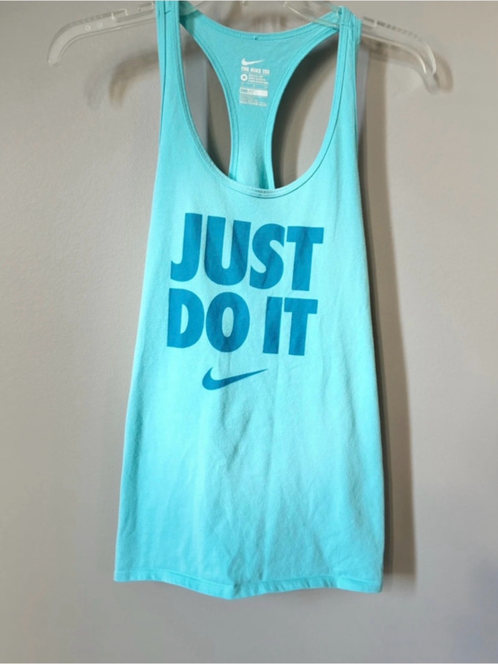 Nike Women’s Aqua 'Just Do It' Racerback Tank